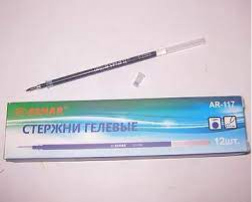 Стержень гелевый ASMAR AR-117 синий (евронаконечник)