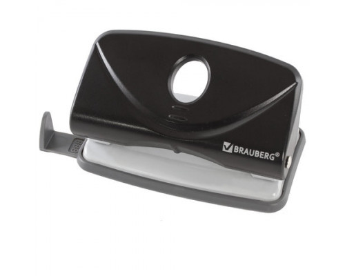 Дырокол 10л BRAUBERG 222537 ORIGINAL чёрный