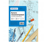 Бумага масштабно-координатная А4 10л СИНЯЯ 10БМг4п_9707 (232958) СПЕЙС