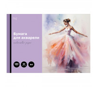 Папка для акварели А4 10л 180г/м2 БиДжи _60207 Балерина (368573)
