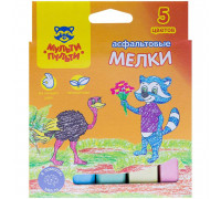 Мел цветной для асфальта 5шт Мульти-Пульти _11132 (243131)