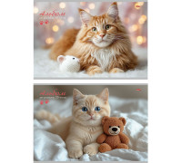 Альбом 20л скоба Profit МИЛЫЕ КОТИКИ (20-1467)
