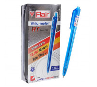 Ручка шарик/автомат Flair (10км) F-1311 синяя Writometer 12шт/уп