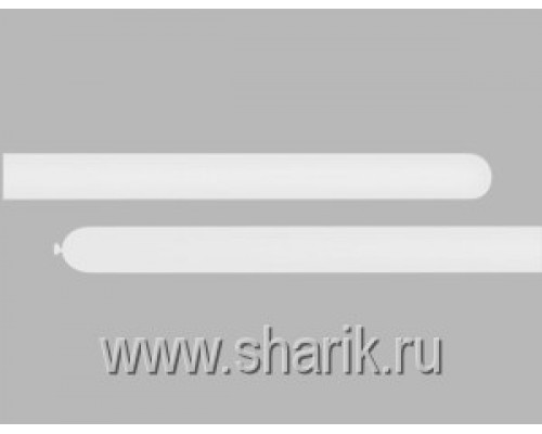 Шар воздушный КОНСТРУКТОР d=2х260 100шт/уп БЕЛЫЙ Италия (1107-0019)