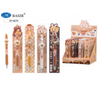 Клей-ручка BASIR JD-6629 автомат КУКОЛКА для склеивания мелких деталей 24шт/уп