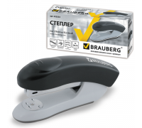 Степлер №24 BRAUBERG 222533 25л "Original" пластик/механизм металл черный