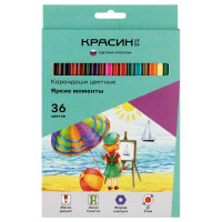 Карандаши 36цв КРАСИН КР-360900 Яркие моменты (371580)