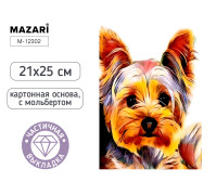 Алмазная мозаика MAZARI М-12302 (21х25) Йорк (0018446) частичная выкладка/мольберт