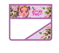 Папка для тетрадей А5 на липучке+уголок ПЧЁЛКА (ПМ-А5-03) LITTLE PRINCESS