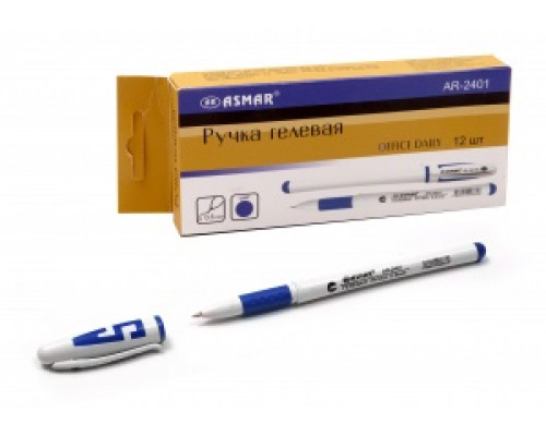 Ручка гелевая синяя ASMAR AR-2401