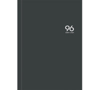 Книга учёта А4 96л # переплёт Проф-Пресс ГРАФИТ  офсет глянец/ламин (96-9290)