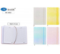 Ежедневник н/д А6 переплёт BASIR МС-6002 100л на резинке