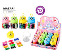Тесто для лепки MAZARI (М-20652) 12цв Тигрёнок 96гр (0020233)