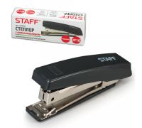 Степлер №10 STAFF 224625 10л пластик/механизм металл чёрный
