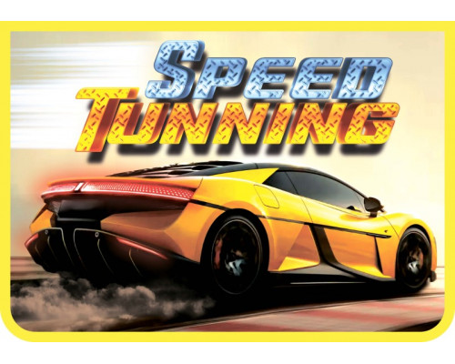 Папка для труда А4 молния сверху ПЧЁЛКА ПТР-221 картон SPEED TUNING