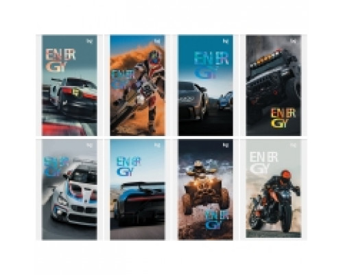 Блокнот А6 скоба 48л БиДжи 62647 Racing cars (372704)
