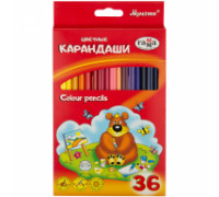 Карандаши 36цв ГАММА 050918_10 Мультики корпус трёхгр (278515)