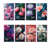 Блокнот А6 скоба 32л БиДжи 09427 Floral mood (380196)