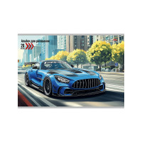 Альбом 8л скоба Profit СИНИЙ АВТОМОБИЛЬ (08-8580)