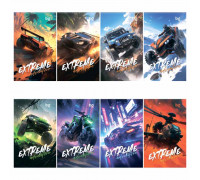 Блокнот А7 пружина 40л БиДжи 62541 Жажда экстрима (388911)