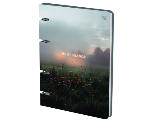 Тетрадь А5 кольца 120л БиДжи 57856 Silence soft-touch (382727)