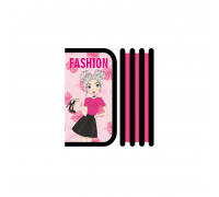 Пенал школьный 3отд ПЧЁЛКА ПО-411 (190х105) печать на ткани PINK FASHION