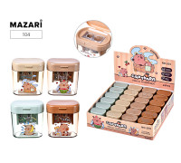 Точилка с конт. MAZARI (104) Капибара 2отв (0019568)