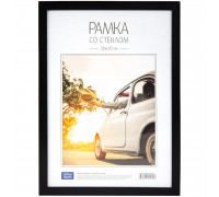 Фоторамка 21*30см пластик (15мм) чёрная СПЕЙС _17691 (254791)