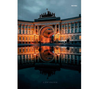 Тетрадь А4 пружина 96л # Проф-Пресс (96-8590) софт-тач КРАСИВАЯ АРХИТЕКТУРА