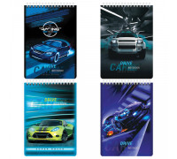 Блокнот А5 пружина 60л BRAUBERG 114363 Racing