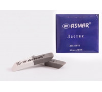 Ластик ASMAR AR-6013 серо/белый 80шт/уп