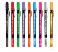 Ручка гелевая PENSAN 2800/12 металлик/золото 1мм GLITTER JELY PEN