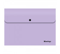 Конверт на кнопке А4 BERLINGO Instinct _04507 лаванда 330мкм