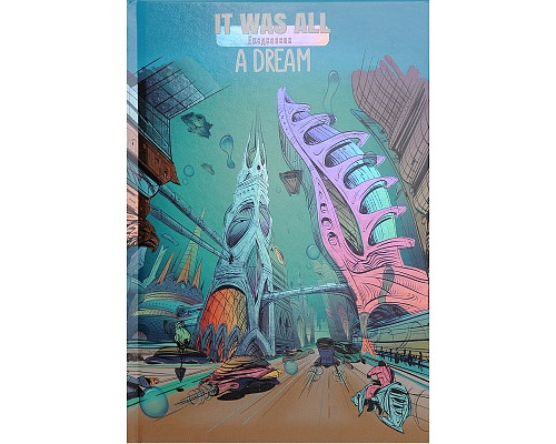 Ежедневник н/д А5 переплёт 80л Collezione (80-8219) лак/фольга ДАЛЕКОЕ БУДУЩЕЕ