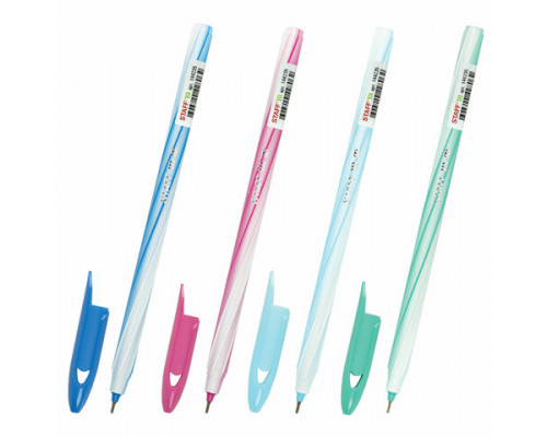 Ручка шариковая STAFF 144235 синяя CANDY PASTEL (карамель)