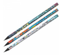 Карандаш графитный НВ б/ластика BERLINGO Street Art ВР01302 заточ/чёрное дерево (299348)
