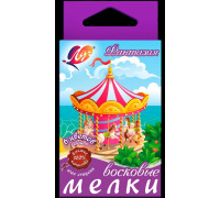 Карандаши восковые 6цв ЛУЧ "Фантазия" 25С1519-08