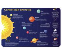 Коврик д/лепки А2 ПЧЁЛКА НПД-3 СОЛНЕЧНАЯ СИСТЕМА