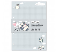 Сменный блок А5 80л MESHU 48982 Cute panda клетка (348379)
