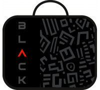 Папка А4 тканевая (ручки ткань/жёсткое дно) ПЧЁЛКА (ПШ-11) BLACK