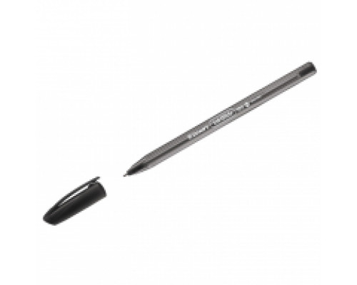 Ручка шариковая LUXOR 16701/12 чёрная InkGlide 100Icy 0.7мм корпус трёхгр (286864)