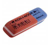 Ластик KOH-I-NOOR 6521/40 красно/синий Blue Star