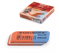 Ластик KOH-I-NOOR 6521/80 красно/синий Blue Star
