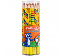 Карандаши 1цв МУЛЬТИ-ПУЛЬТИ многоцв. грифель ЕНОТ И РАДУГА _11659 (240227) 30шт/уп