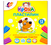 Пластилин 12цв ЛУЧ "Кроха" плавающий 1769-08