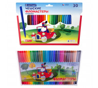 Фломастеры 30цв Centropen 7790/30 ПИНГВИНЫ (002737) ПВХ