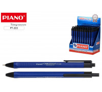 Ручка шарик/автомат/масл Piano РТ-203 Smart синяя/корпус трёхгр
