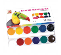 Акварель 12цв ЛУЧ "ZOO" карт/уп б/к 19С1247-08