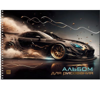 Альбом 40л пружина LAMARK (99671) Движение (лак/офсет 100г/м2)