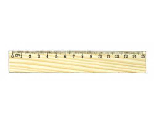 Линейка 15см дерево ASMAR AR-3110